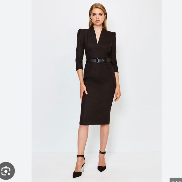 Karen Millen Forever dress in green NWT size 6 - Picture 5 of 11